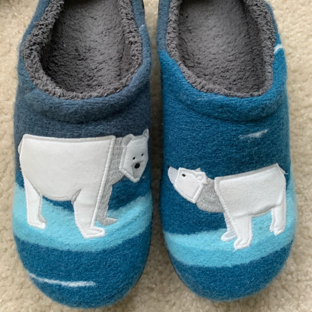 LLBean Polar Bear Slippers